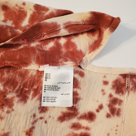 Style & Con.. Vintage long sleeve garment Tie Dye 100% soft cotton. Size 2X. - Picture 9 of 12